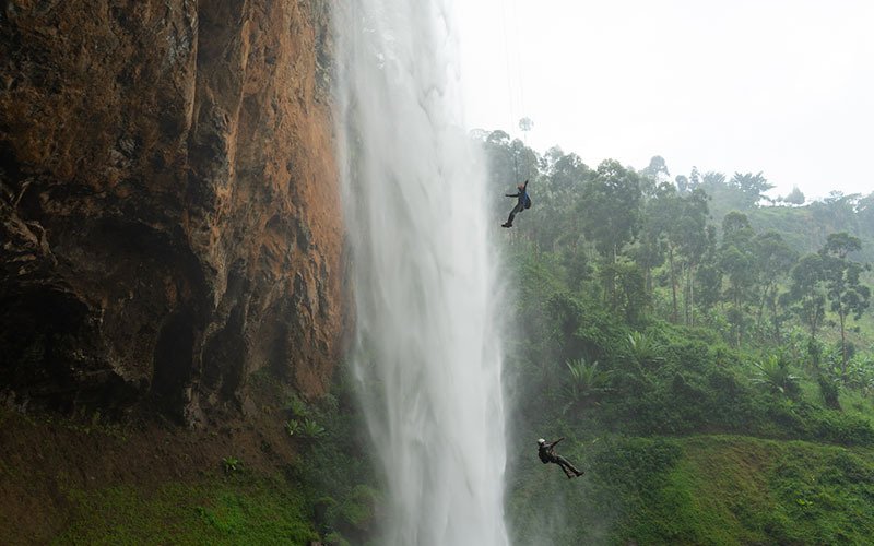 Sipi Falls in Uganda