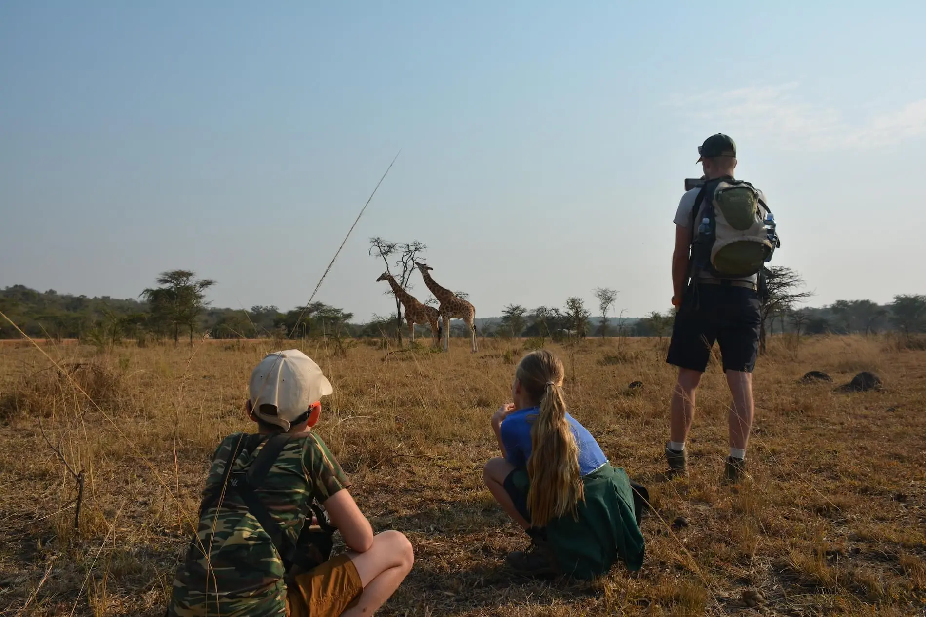 Uganda with children