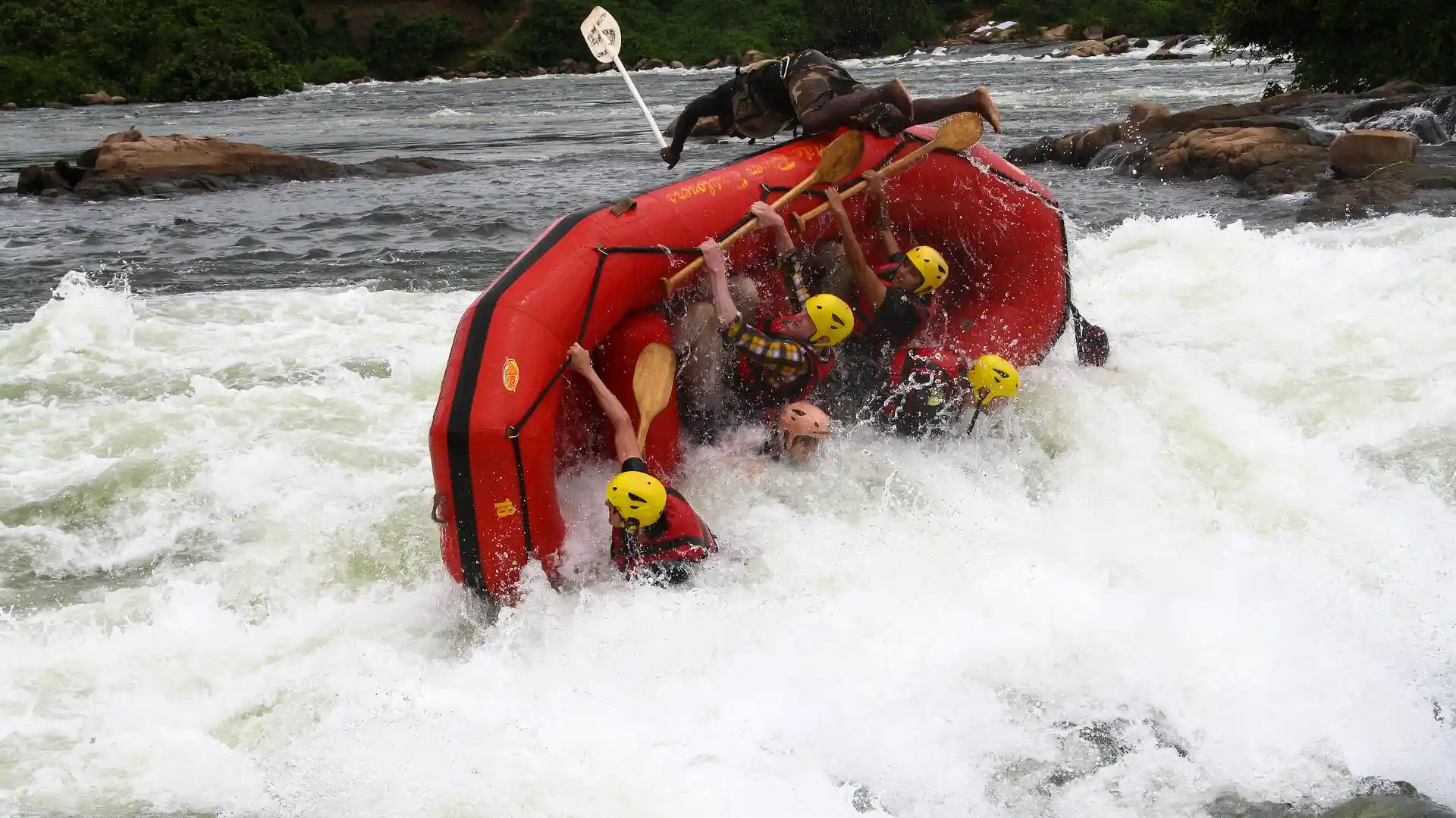 White water rafting in Jinja