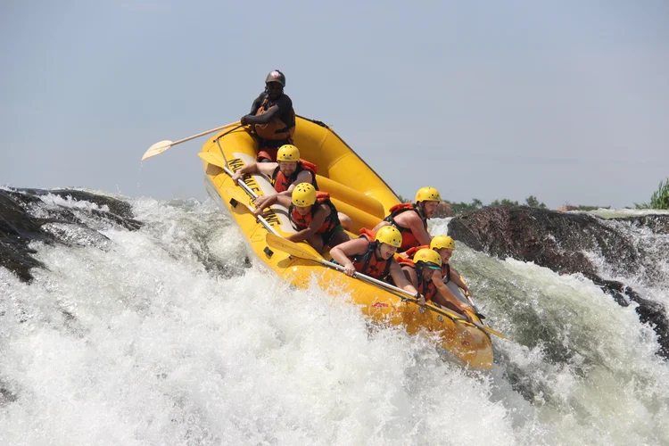 Rafting in Uganda