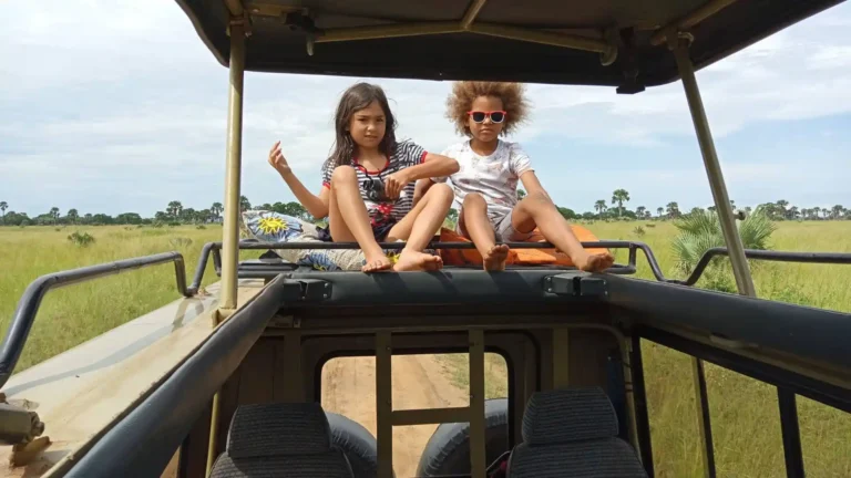 Uganda with children