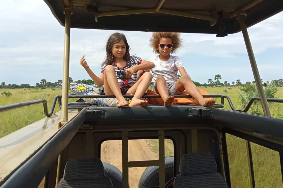 Uganda with children
