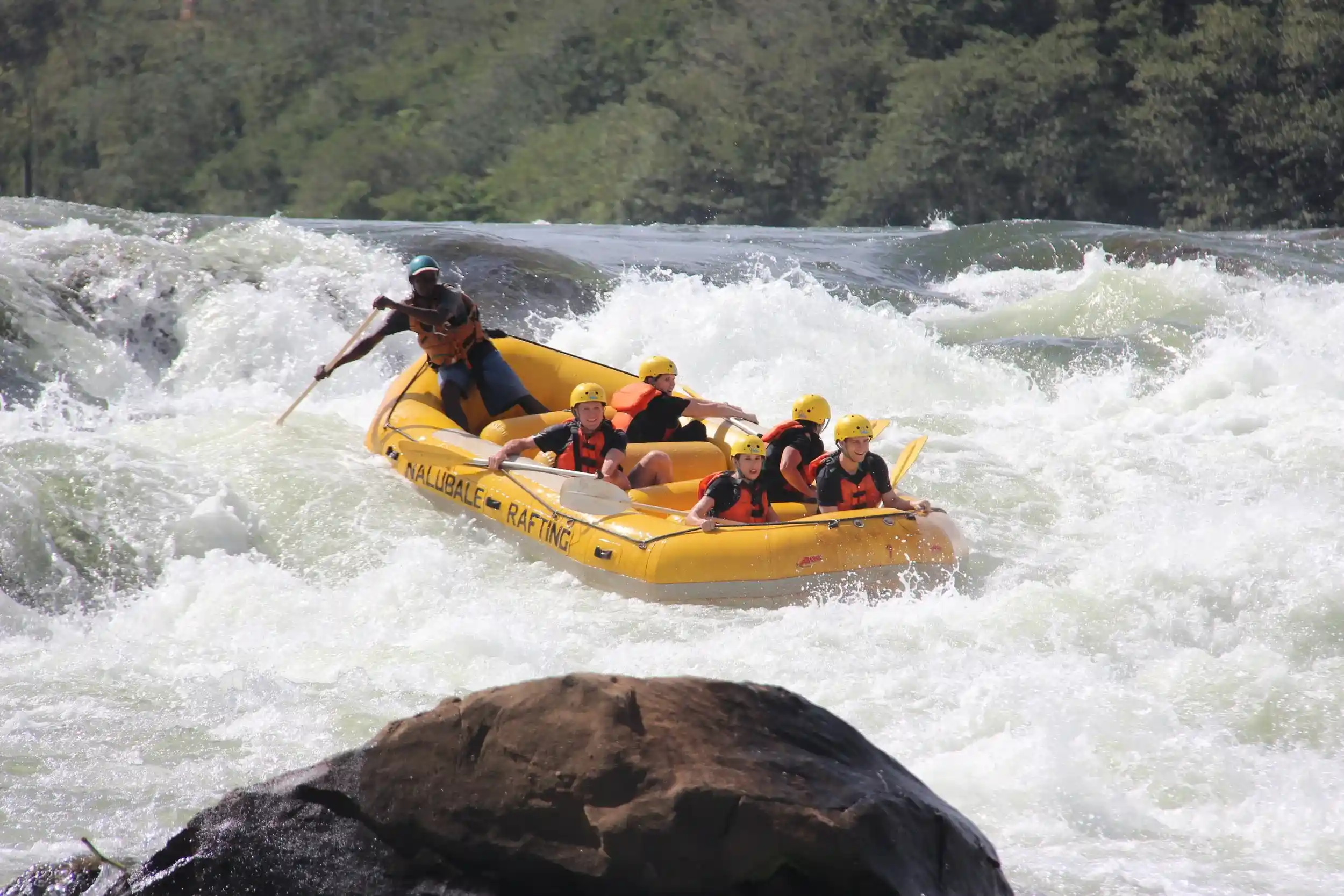 Rafting in Uganda