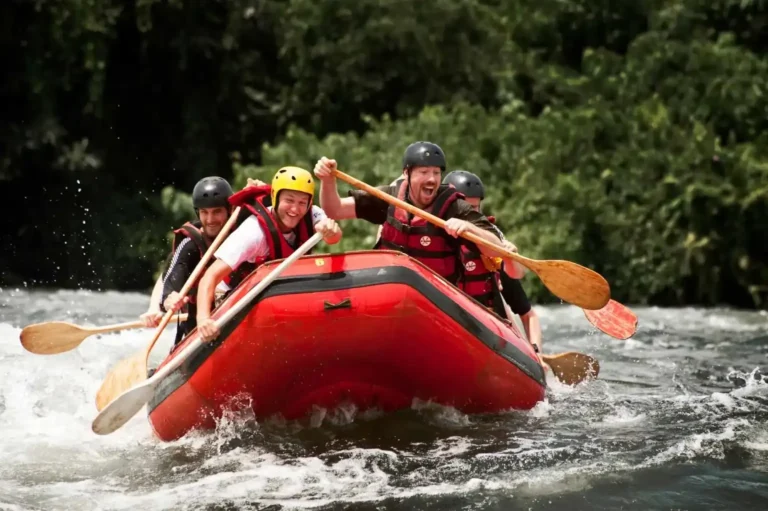Rafting in Uganda