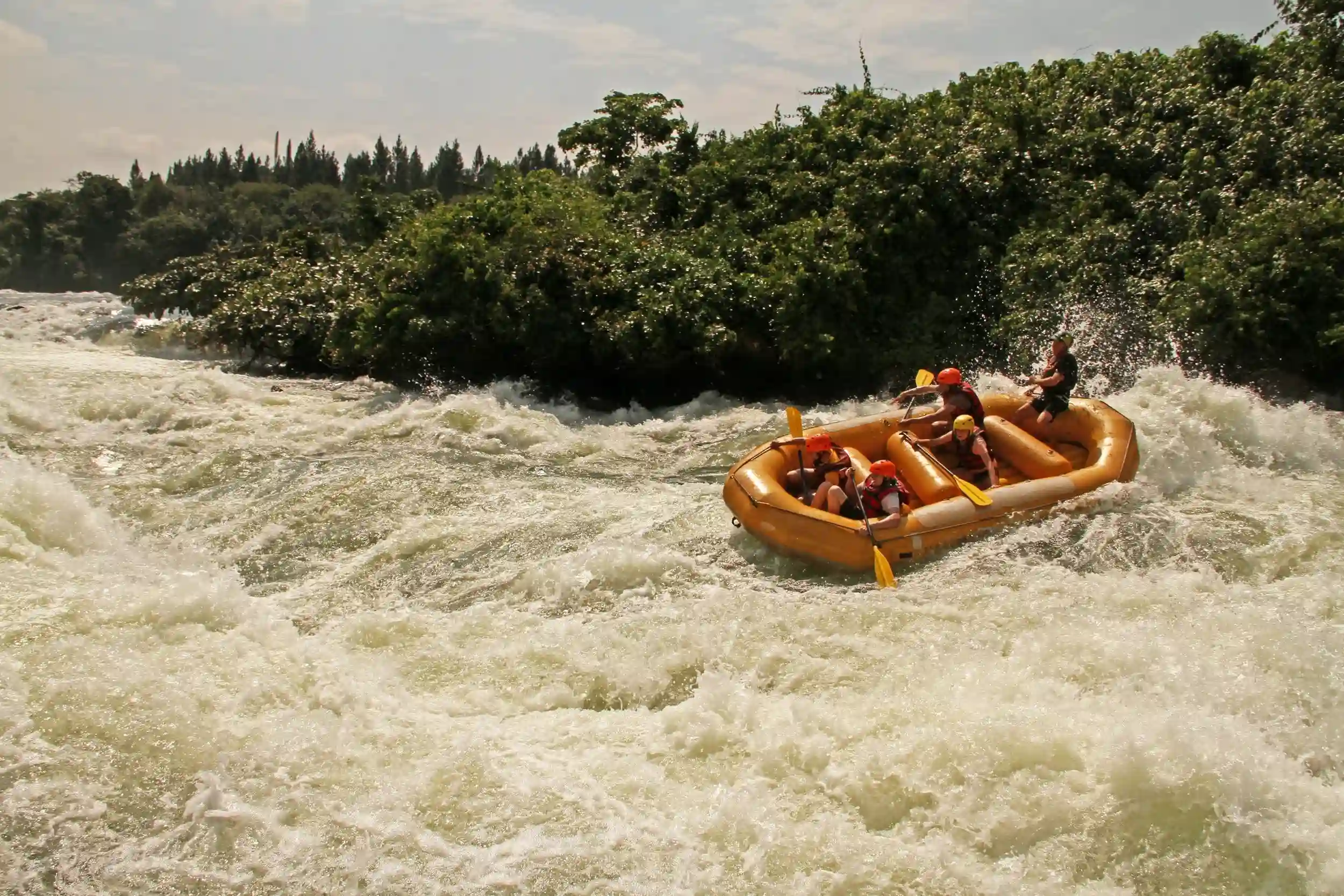 Rafting in Uganda