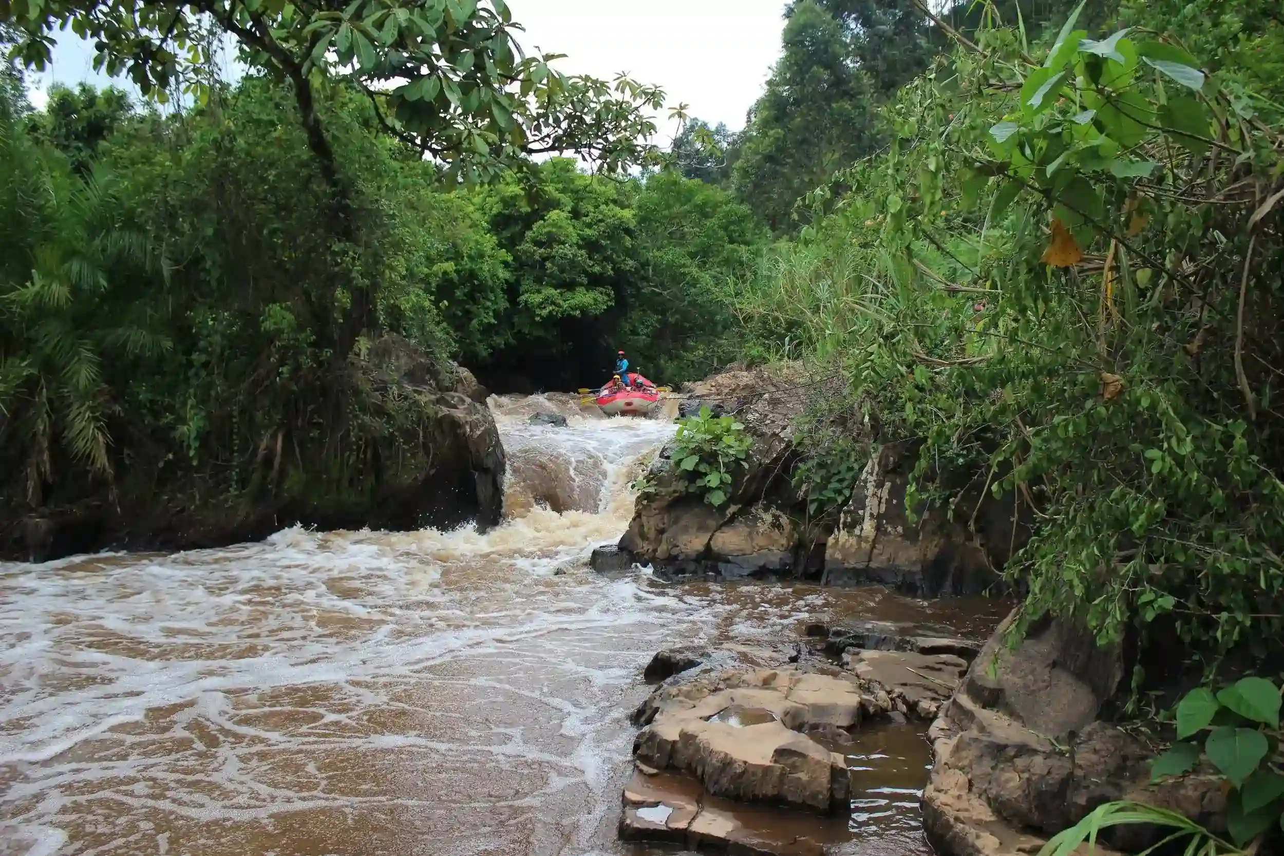 Rafting in Uganda